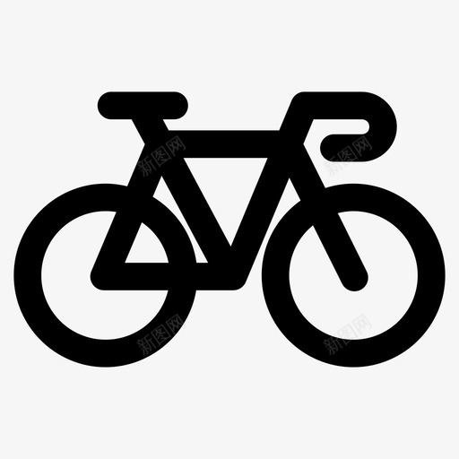 自行车固定自行车赛车手图标svg_新图网 https://ixintu.com 固定自行车 管理用户界面加粗 自行车 赛车 赛车手