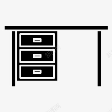 家具书桌房子图标图标