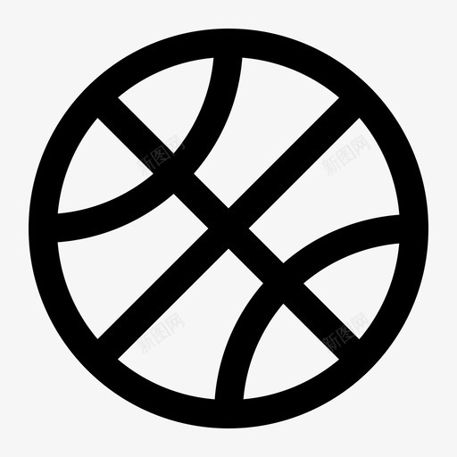 篮球健身健康图标svg_新图网 https://ixintu.com 健康 健身 篮球 跑步 运动