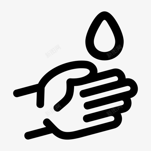洗手清洁卫生图标svg_新图网 https://ixintu.com 卫生 洗手 清洁