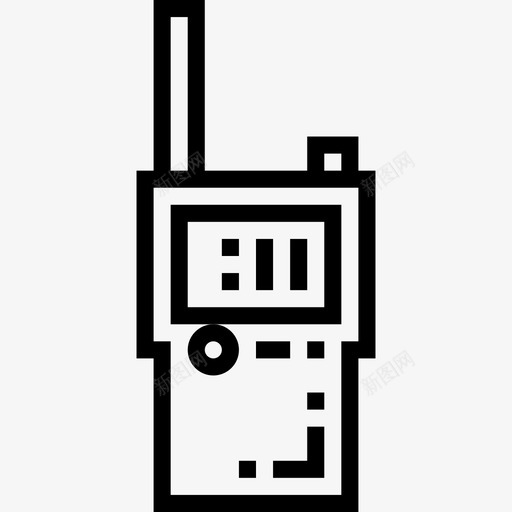 窃听器5号侦探直线型图标svg_新图网 https://ixintu.com 5号侦探 直线型 窃听器