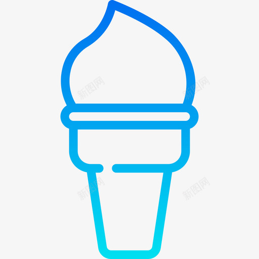 冰淇淋派对56梯度图标svg_新图网 https://ixintu.com 冰淇淋 梯度 派对
