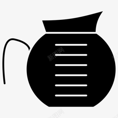 水饮料咖啡壶图标图标