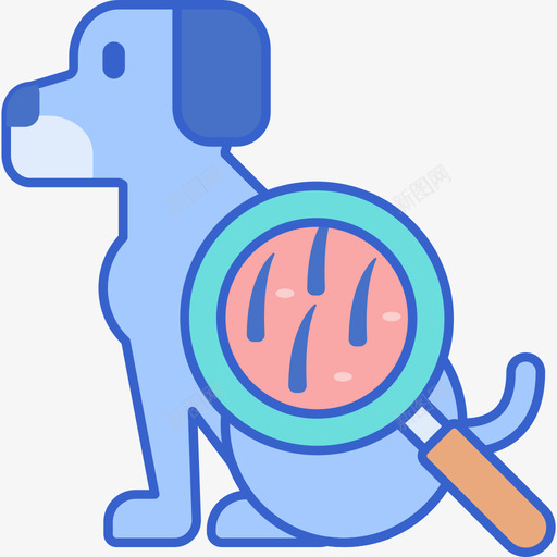 皮肤病学兽医学35图标svg_新图网 https://ixintu.com 兽医 医学 病学 皮肤 皮肤病 线性 颜色