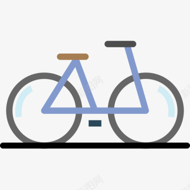 自行车旅行177平车图标图标