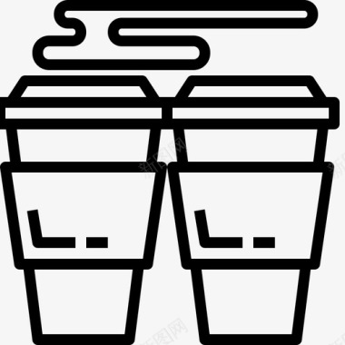 热咖啡早餐饮料图标图标