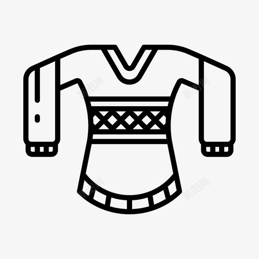 衬衫时尚缝纫图标svg_新图网 https://ixintu.com 手工 时尚 缝纫 衬衫 裁缝