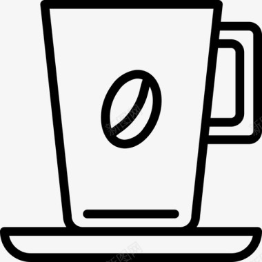 咖啡杯咖啡48线性图标图标