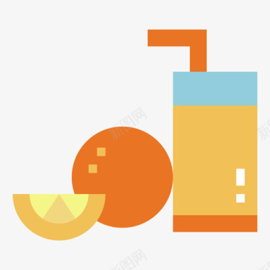 果汁食品140平的图标图标