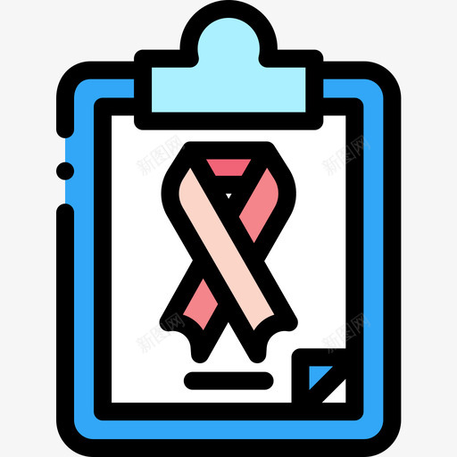 剪贴板世界癌症意识日11线性颜色图标svg_新图网 https://ixintu.com 世界 剪贴板 意识 癌症 线性 颜色