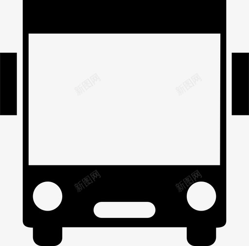 公共汽车公共交通车辆图标svg_新图网 https://ixintu.com 交通 公共 公共汽车 车辆
