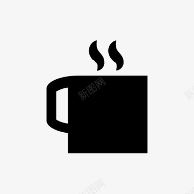 咖啡热饮料杯子图标图标