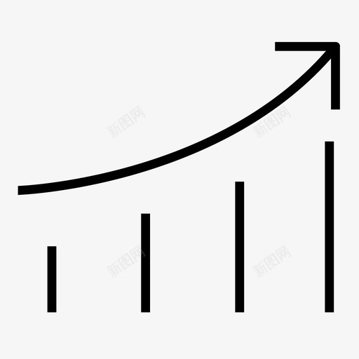 增长图图表业务线图标集1svg_新图网 https://ixintu.com 业务线图标集1 图表 增长图