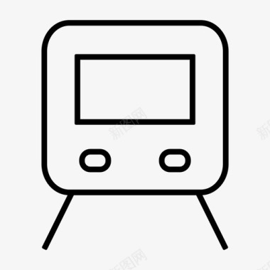 火车快速交通地铁图标图标