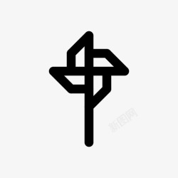 带轮销轮玩具风图标高清图片