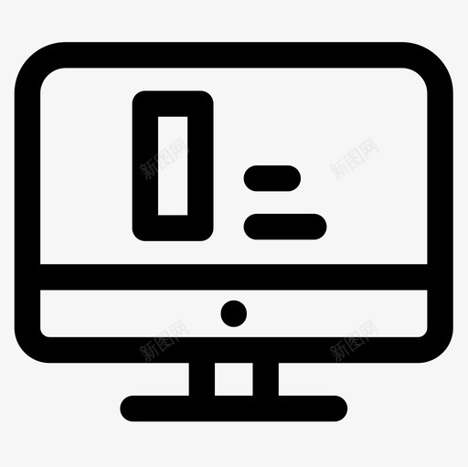 计算机营销67线性图标svg_新图网 https://ixintu.com 线性 营销 计算机