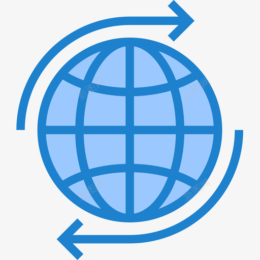 全球商务和办公22蓝色图标svg_新图网 https://ixintu.com 全球 商务和办公22 蓝色