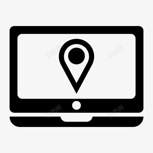 位置网络互联网ip图标svg_新图网 https://ixintu.com ip 互联网 位置网络 网络