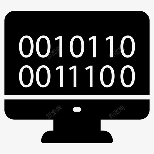 编码开发液晶显示图标svg_新图网 https://ixintu.com 互联网安全线字形64像素 屏幕 开发 液晶显示 编码 编程
