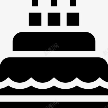 蛋糕生日97填充图标图标