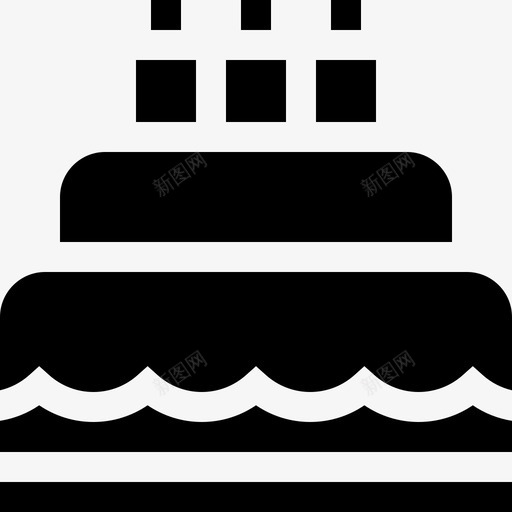蛋糕生日97填充图标svg_新图网 https://ixintu.com 填充 生日 蛋糕