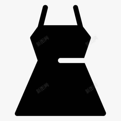 服饰服装时尚图标svg_新图网 https://ixintu.com 1字形 女性时尚 时尚 服装 服饰