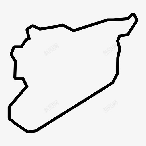 叙利亚地图阿拉伯大马士革图标svg_新图网 https://ixintu.com 中东 叙利亚 地图 大马士革 阿拉伯