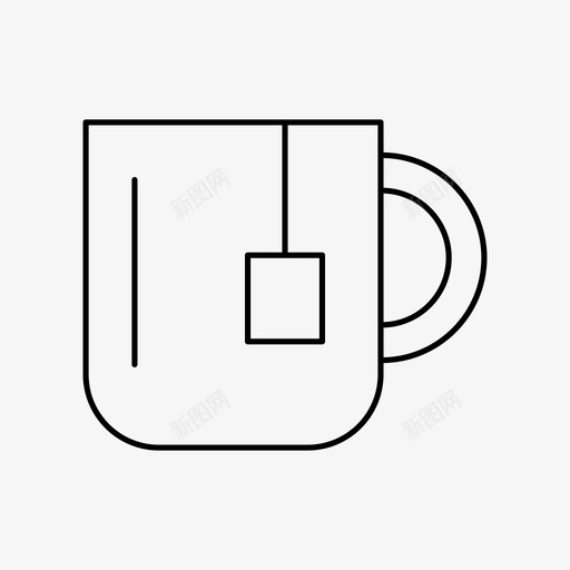 茶杯饮料热的图标svg_新图网 https://ixintu.com 杯子 热的 茶杯 饮料