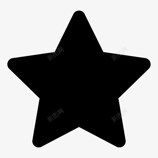 星星填充图标svg_新图网 https://ixintu.com 图标 填充 星星