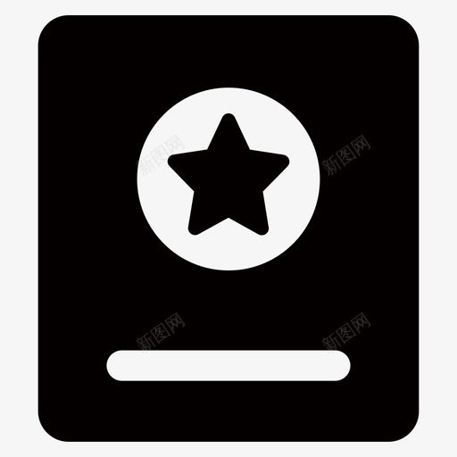 证件svg_新图网 https://ixintu.com 证件 填充 扁平