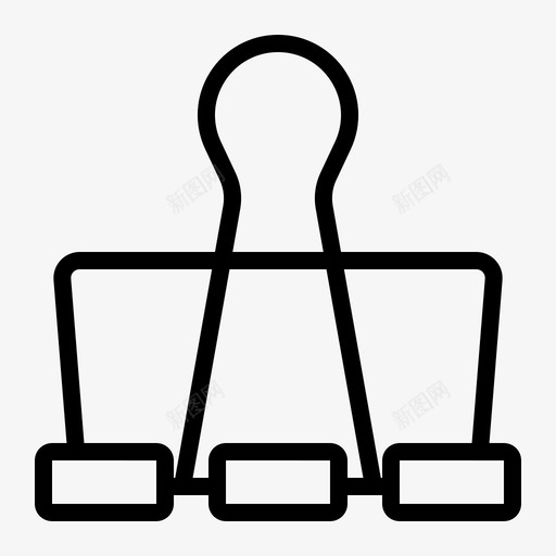 活页夹办公室文具图标svg_新图网 https://ixintu.com 办公室 文具 活页 轮廓