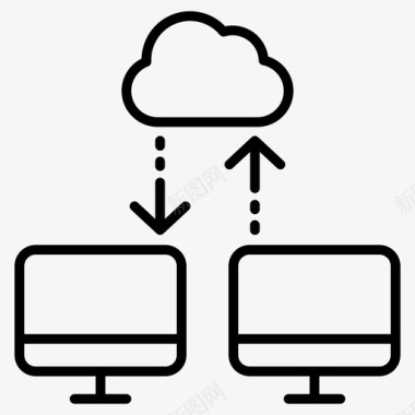 云网站服务器和托管概述图标图标