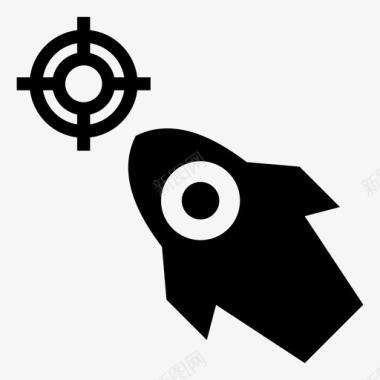 火箭宇航员目标图标图标