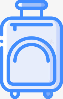 行李箱拆卸4蓝色图标图标
