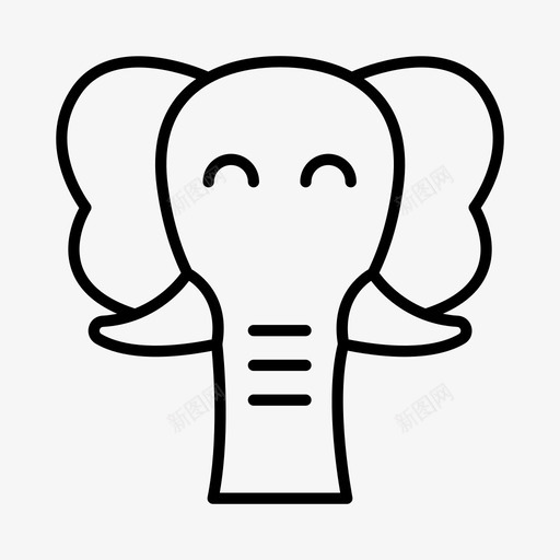 大象非洲动物图标svg_新图网 https://ixintu.com 动物 大象 游戏公园 狩猎 狩猎公园 非洲