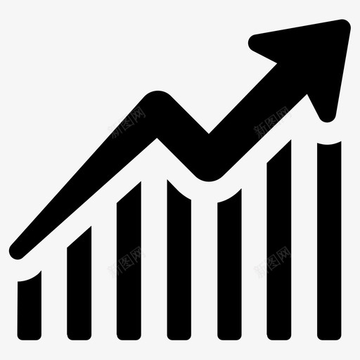 提高收益增加图标svg_新图网 https://ixintu.com 分析图 图表 增加 报告 提高 收益 数据 统计 趋势