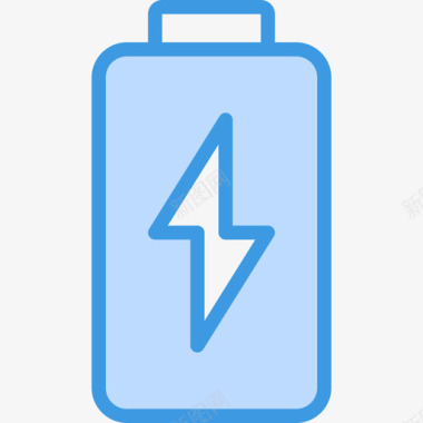 电池工业16蓝色图标图标