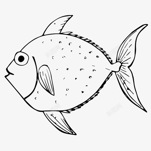 鱼动物海洋图标svg_新图网 https://ixintu.com 世界 动物 水下 海洋