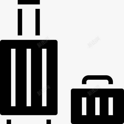 行李包4装满图标svg_新图网 https://ixintu.com 行李 装满