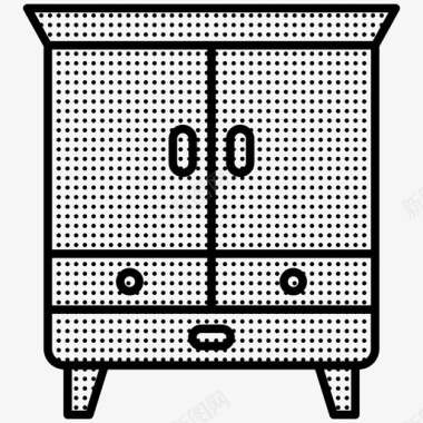 衣柜抽屉家具图标图标
