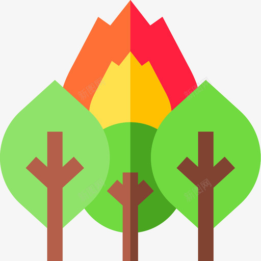 森林火灾自然灾害19平坦图标svg_新图网 https://ixintu.com 平坦 森林 森林大火 火灾 自然灾害