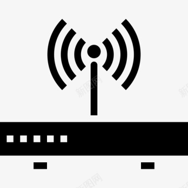 Wifi通讯互联网4填充图标图标