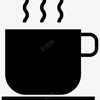 咖啡休息营销70填充图标图标