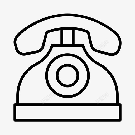 老式电话1940年代古董图标svg_新图网 https://ixintu.com 1940年代 传家宝 古董 复古 老式 老式电话