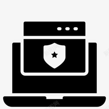 安全浏览器互联网笔记本电脑图标图标