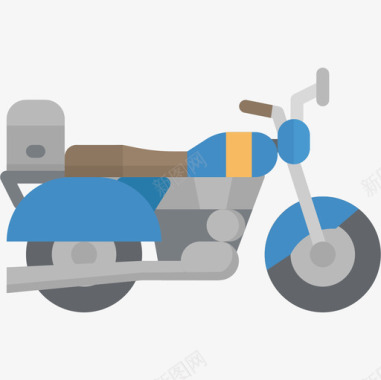 摩托车八月运输平车图标图标