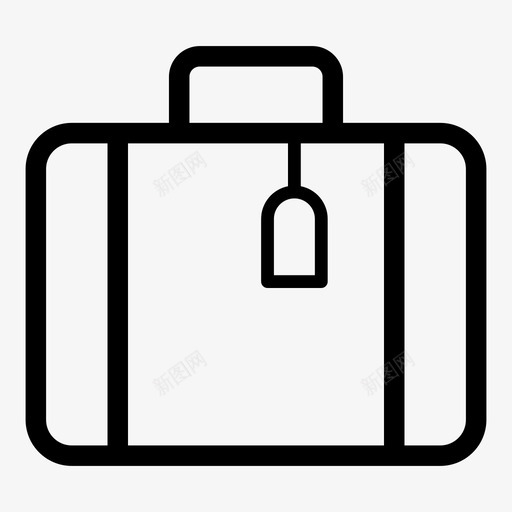 行李手提箱旅行袋图标svg_新图网 https://ixintu.com 手提箱 旅行和娱乐 旅行袋 行李