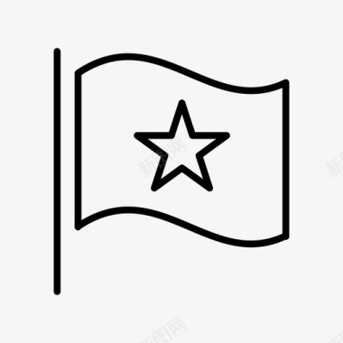 星旗旗图标图标