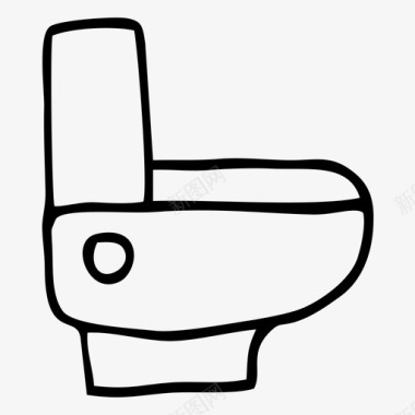 便桶浴室卫生间图标图标