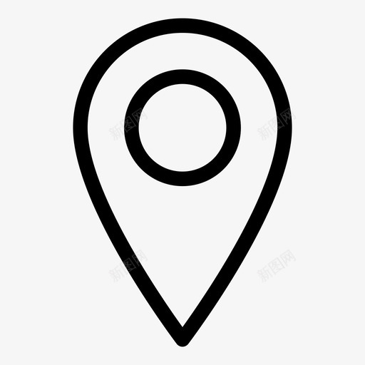 地图标识地址地标svg_新图网 https://ixintu.com 位置 地图 地址 地标 地点 娱乐 旅游 标记 标识